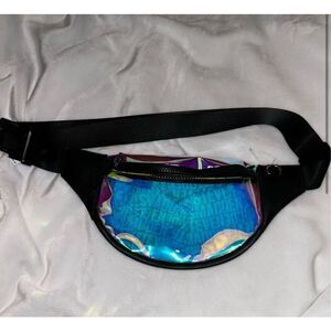 Steve Madden Iridescent Holographic Crossbody Waistbag